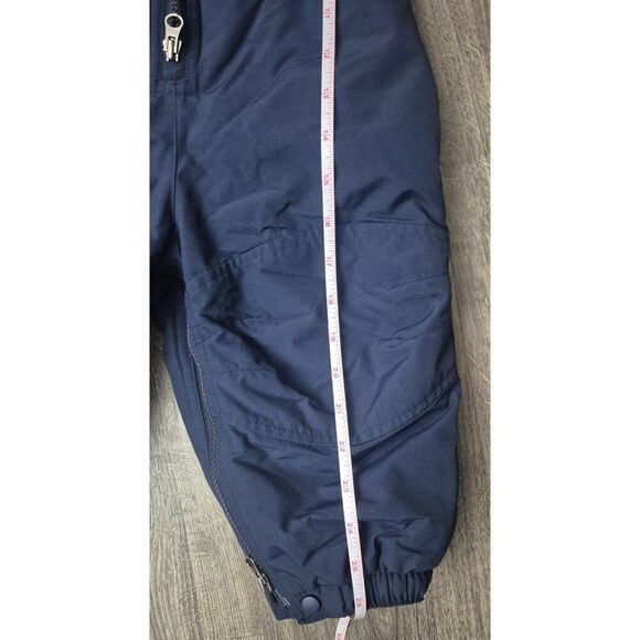 Lands' End Kid's Snow Bibs Size 12-18M Blue Boy's Girl's Unisex Winter Pants - Picture 6 of 8